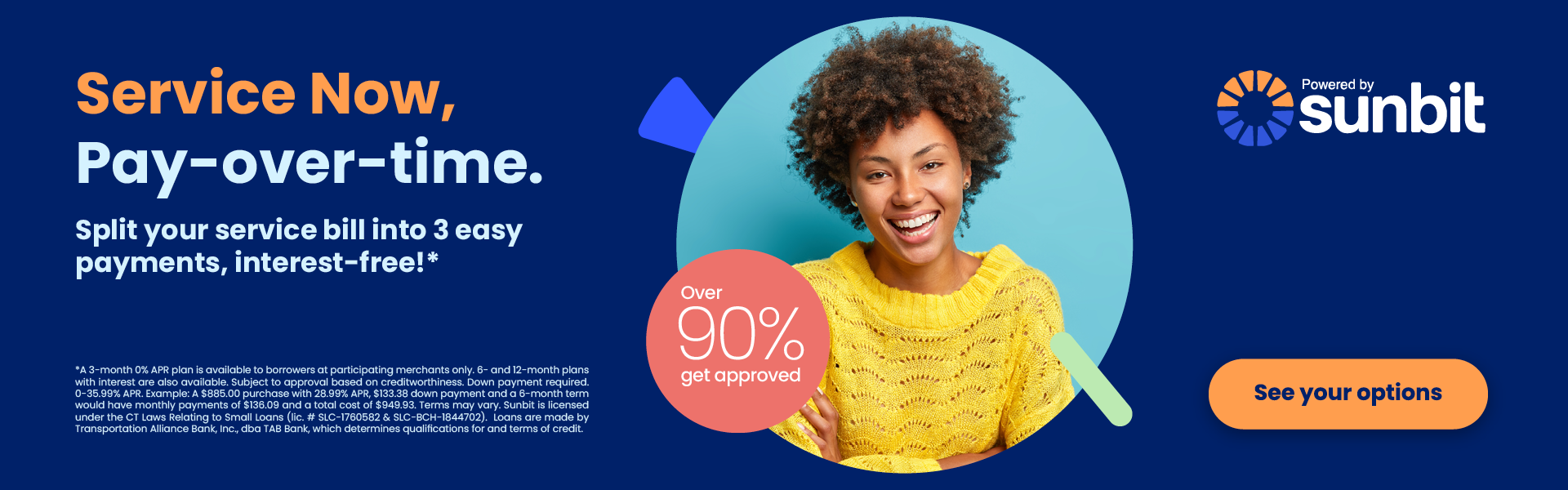 Service now, pay later